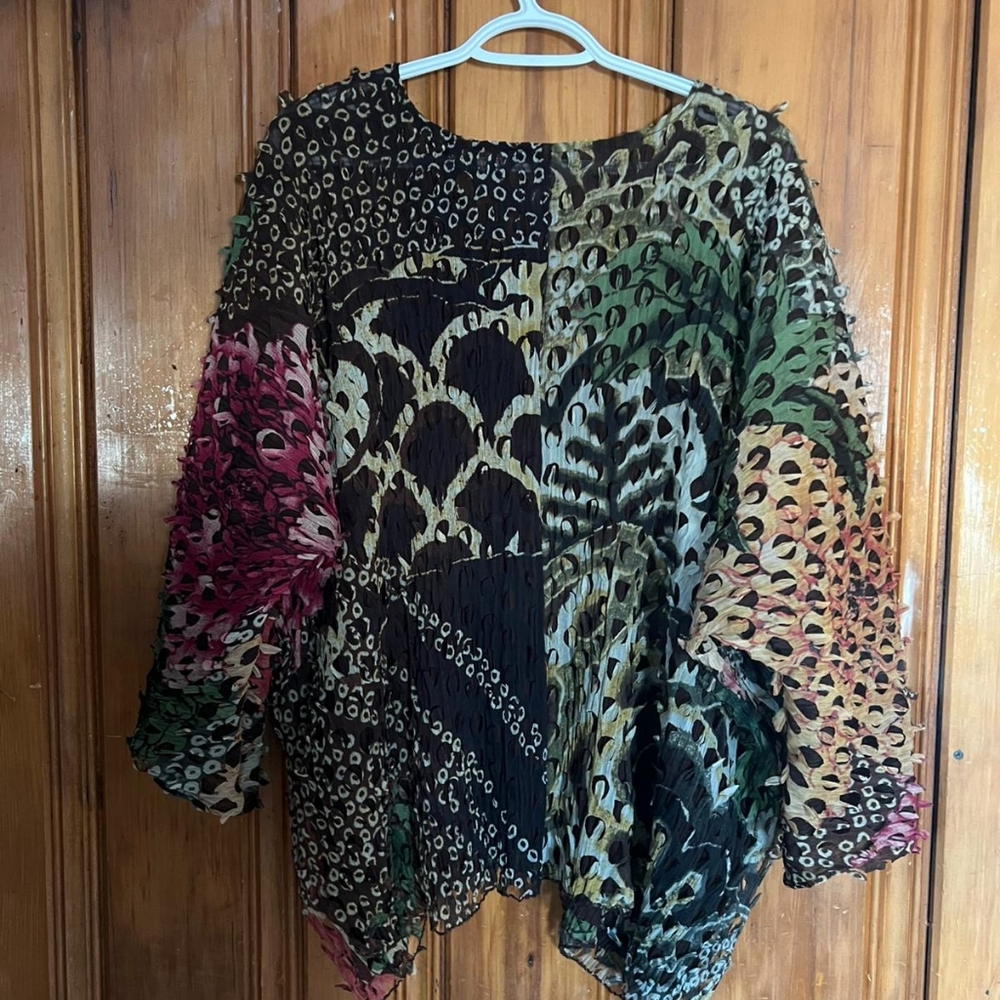Alberto Makali Multicolor 3/4 Sleeve Blouse